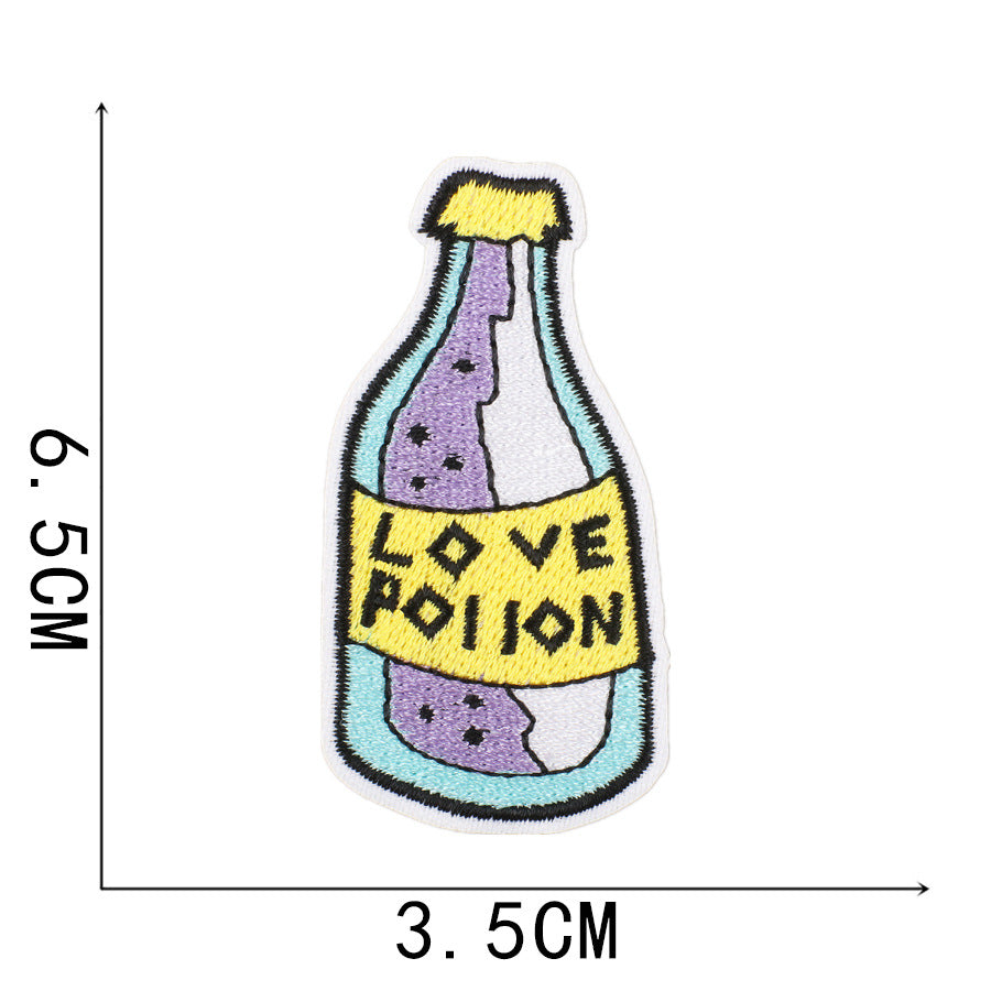 Wholesale New Summer Waves Embroidery Cloth Sticker